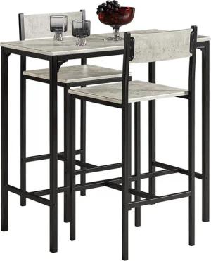 SoBuy Bartisch OGT03, Bartisch Set 3-teilig