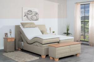 Meisterbetten Boxspringbett Syma (mit Motor, 7-Zonen