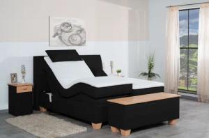 Meisterbetten Boxspringbett Syma (mit Motor, 7-Zonen