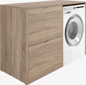 Platan Room Waschmaschinenumbauschrank DORA Waschmaschinenschrank 130