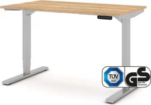 ASSMANN Büromöbel Schreibtisch Y-LINE (120x70cm Silber