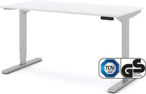 ASSMANN Büromöbel Schreibtisch Y-LINE (140x70cm Silber