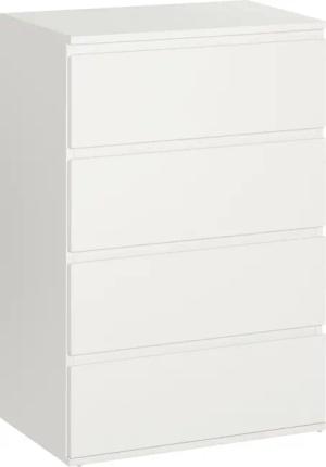 HOMCOM Kommode Schubladenschrank Sideboard mit 4