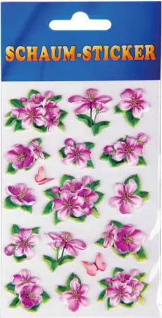 Bestlivings Sticker, (1-tlg), Sammelsticker, Blumensticker, Geschenkaufkleber