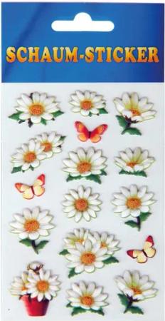 Bestlivings Sticker, (1-tlg), Sammelsticker, Blumensticker, Geschenkaufkleber