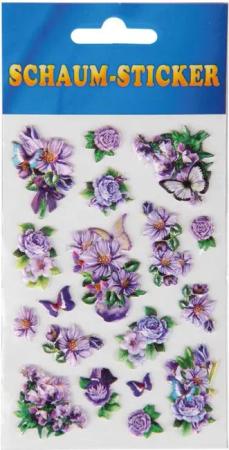 Bestlivings Sticker, (1-tlg), Sammelsticker, Blumensticker, Geschenkaufkleber