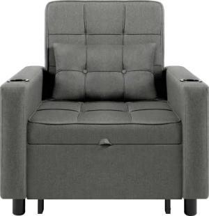 Woltu Schlafsofa, 1 Teile, 3-in-1-Klappsessel, Verstellbare