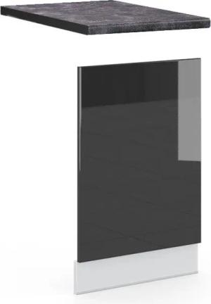 Vicco Frontblende Fame-Line, Anthrazit Hochglanz/Weiß, 45