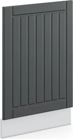 Vicco Frontblende Fame-Line, Weiß/Dunkelgrau, 45 cm