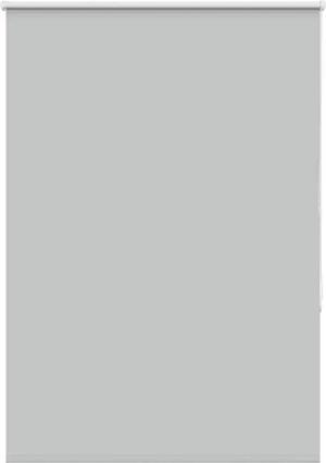 Rollo Verdunkelungsrollo Hellgrau 110x130cm Stoffbreite 105,7cm,
