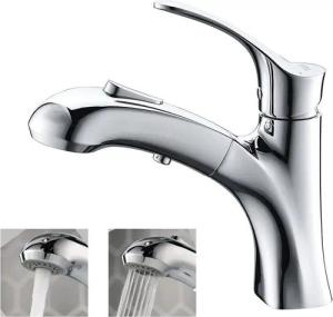 HOMELODY Badarmatur Wasserhahn Bad mit Ausziehbar