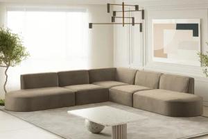 Fun Möbel Ecksofa Designersofa PALMA Seite