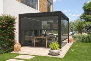 empasa Pergola, Vorhang / Sonnenschutzrollo für
