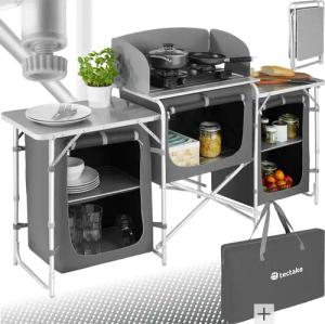 tectake Campingtisch Campingküche XXL mit 5