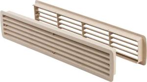MS Beschläge Lüftungsgitter Kunststoff Türgitter 457x92mm