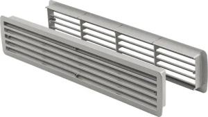 MS Beschläge Lüftungsgitter Kunststoff Türgitter 457x92mm