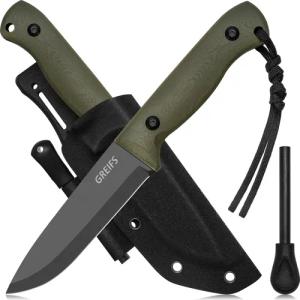 GREIFS Universalmesser BUSHMASTER Outdoor-Messer aus D2
