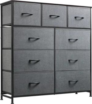 WLIVE Kommode mit 9 Schubladen aus