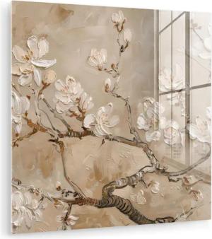 MuchoWow Acrylglasbild Blumen - Modern -