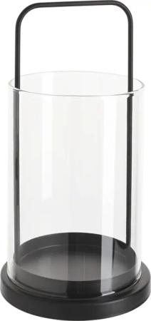 VBS Windlicht Windlicht Laterne 'Noir', Metall