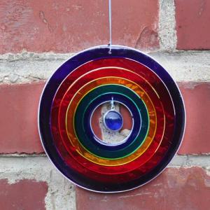 mitienda Fensterdekoration Suncatcher aus Resin Regenbogen