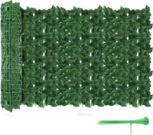 BlingBin Kunsthecken-Sichtschutz Künstliche Efeu Hecke Sichtschutz,