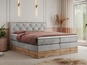 MKS MÖBEL Boxspringbett VENETO KING (Doppelbett,