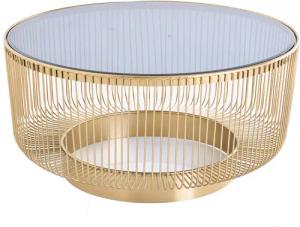 riess-ambiente Couchtisch VARIATION Ø80cm gold /
