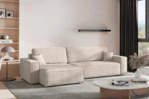 Kaiser Möbel Ecksofa mit schlaffunktion und