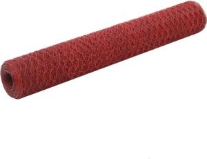 vidaXL Gartenzaun Drahtzaun Stahl mit PVC-Beschichtung
