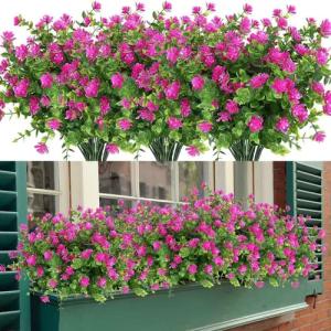 Kunstblumenstrauß 12 Stück künstliche Eukalyptus Teeblätter