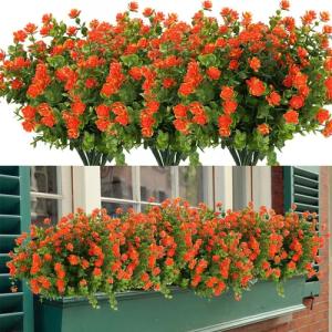 Kunstblumenstrauß 12 Stück künstliche Eukalyptus Teeblätter