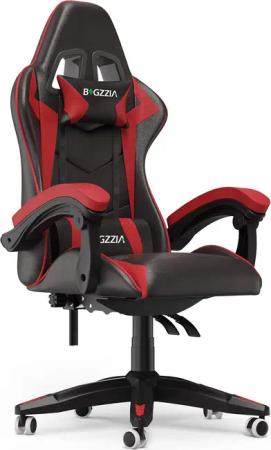 BIGZZIA Gaming-Stuhl Bürostuhl Ergonomisch mit Lendenkissen