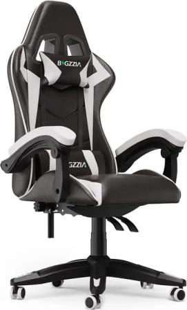 BIGZZIA Gaming-Stuhl Bürostuhl Ergonomisch mit Lendenkissen