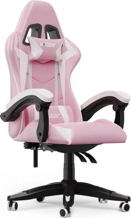 BIGZZIA Gaming-Stuhl Bürostuhl Ergonomisch mit Lendenkissen