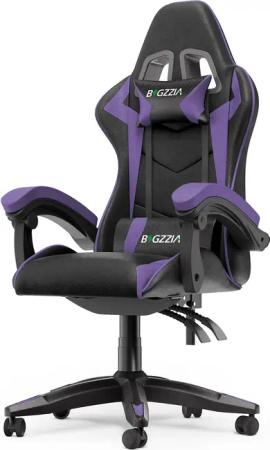 BIGZZIA Gaming-Stuhl Bürostuhl Ergonomisch mit Lendenkissen