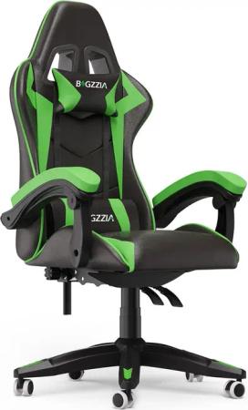 BIGZZIA Gaming-Stuhl Bürostuhl Ergonomisch mit Lendenkissen