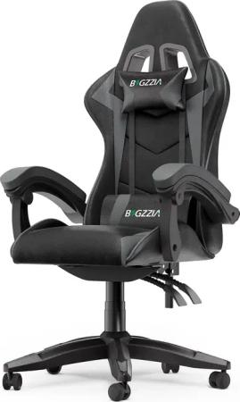 BIGZZIA Gaming-Stuhl Bürostuhl Ergonomisch mit Lendenkissen