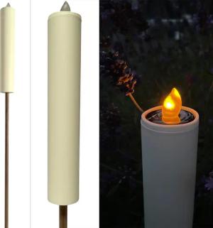Online-Fuchs LED Solarleuchte Kerzen mit Solar