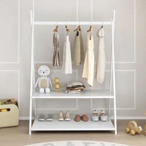 IDIMEX Kinderkleiderschrank DANILO Kindergarderobe freistehend Ablage