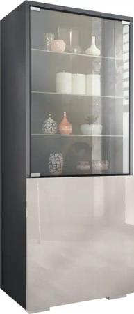 Vladon Standvitrine Granada (Vitrinenschrank, mit Glastür