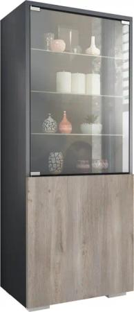 Vladon Standvitrine Granada (Vitrinenschrank, mit Glastür