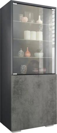 Vladon Standvitrine Granada (Vitrinenschrank, mit Glastür