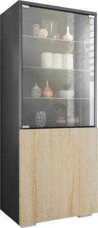 Vladon Standvitrine Granada (Vitrinenschrank, mit Glastür
