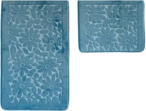 Almina Badematte Premium 2 teiliges Bademattenset