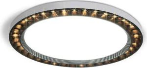 ZMH LED Deckenleuchte Modern Dimmbar(Außenring) IP44