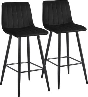 Ofcasa Barhocker Samt Barstuhl (2er Set),