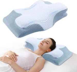 Refined Living Nackenstützkissen Nackenkissen, Orthopädisches Memory-Foam-Kissen,