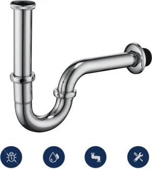 HOMELODY Siphon Universal Siphon für Waschbecken