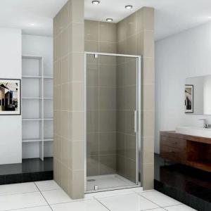 duschspa Dusch-Drehtür 70-100cm Nischentür Drehtür Glastür
